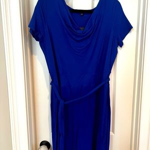 Talbots NWT size XP, blue Jersey dress